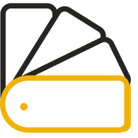 Colour swatches icon